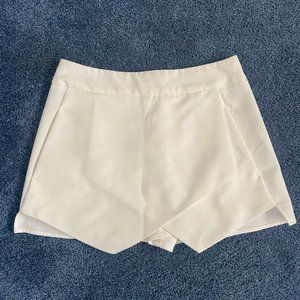 White Aqua skort